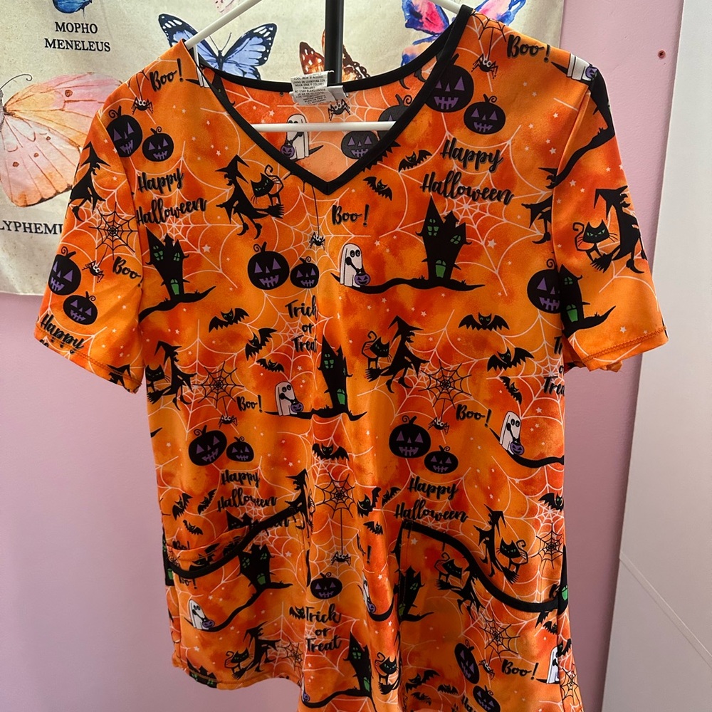 ScrubStar Halloween Scrubs Size M